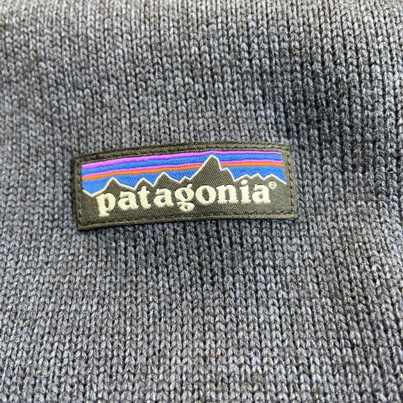 Patagonia Better Sweater Hoody Fleece Jacket womens Large Navy Blue Full Zip - Picture 8 of 12